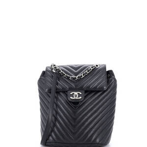 Chanel Small Urban Spirit Backpack Chevron Leather